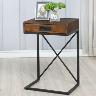 Carbon Loft Caputo Industrial 1-drawer End Table