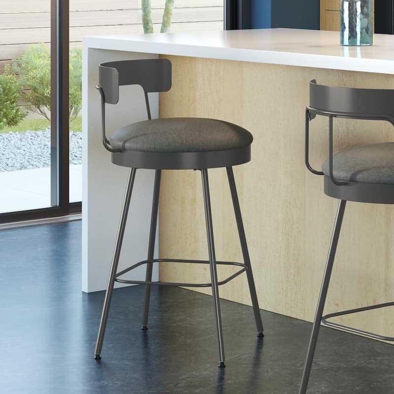 Amisco Monza Swivel Counter and Bar Stool