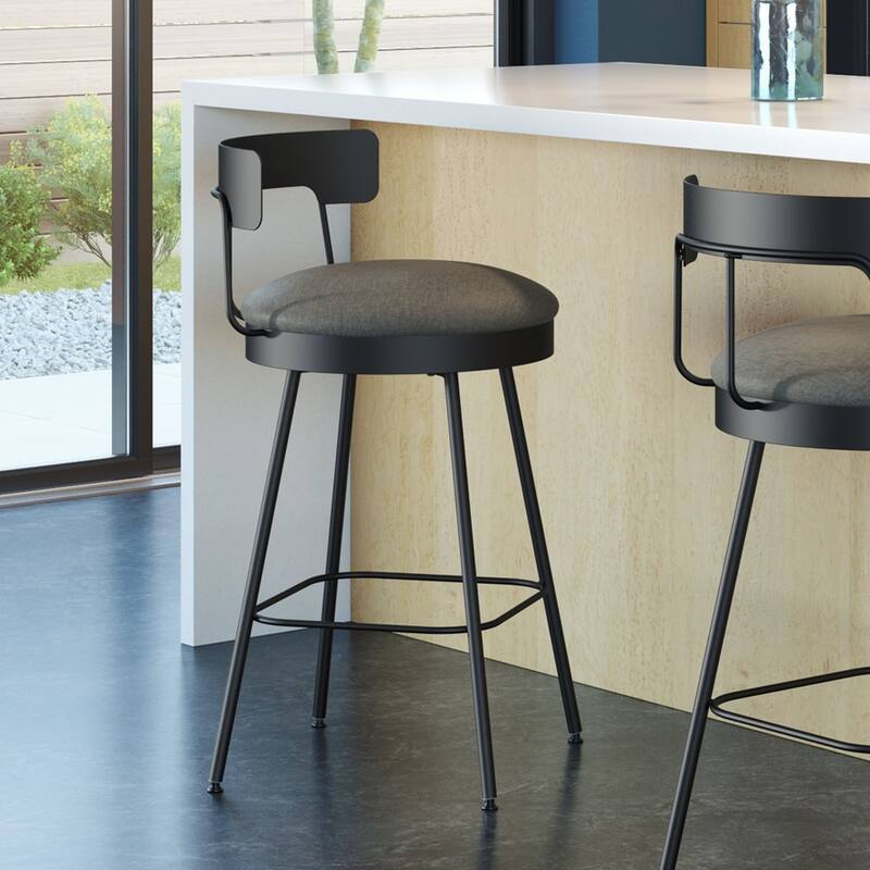 Amisco Monza Swivel Counter and Bar Stool