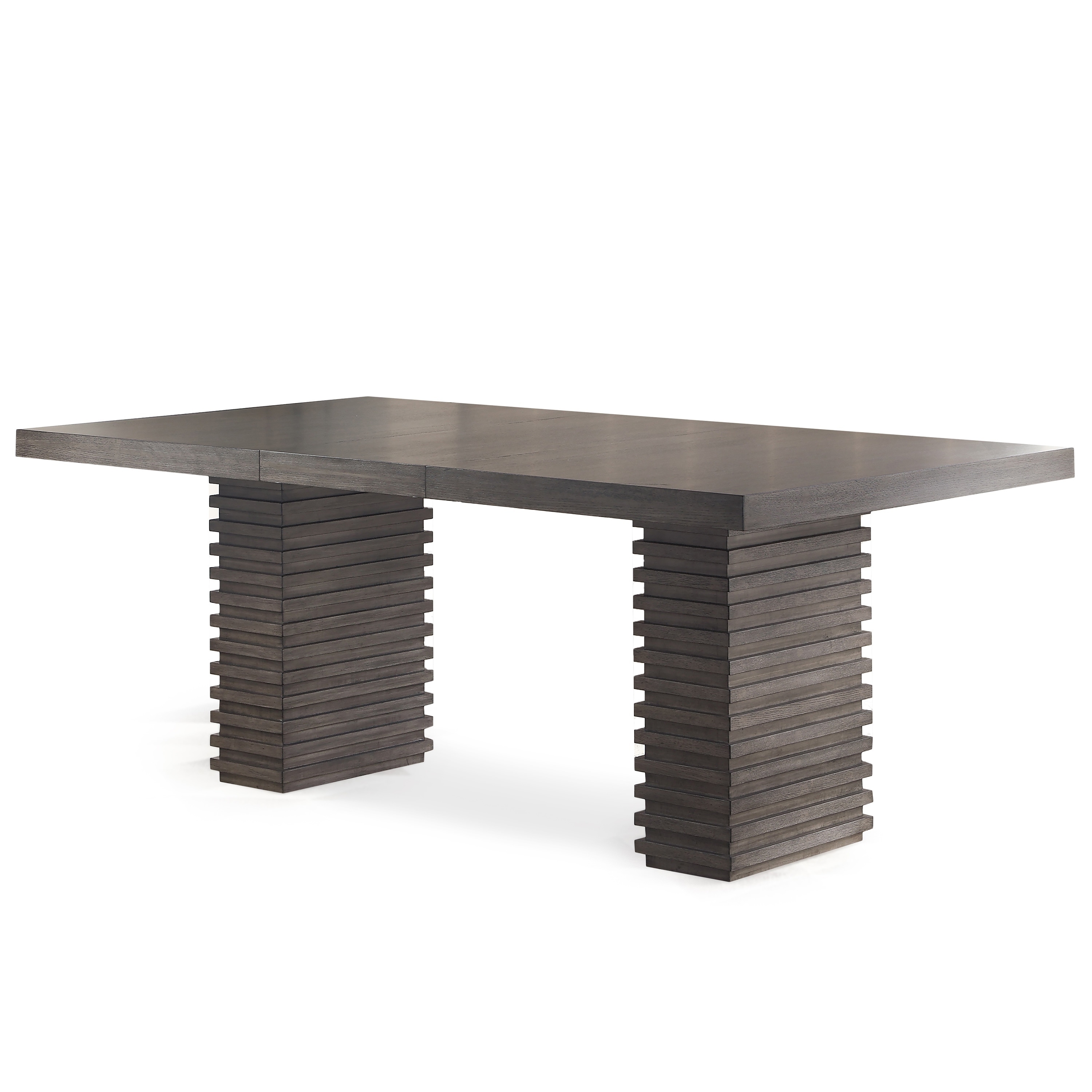 Milano 78 Inch Contemporary Wooden Dining Table By Greyson Living Grey Brown Milano 78 Inch Contemporary Wooden Dining Table By Greyson Living Grey Brown