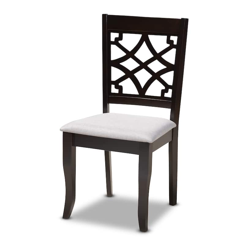 Modern and Contemporary Fabric 4-Piece Dining Chair Set