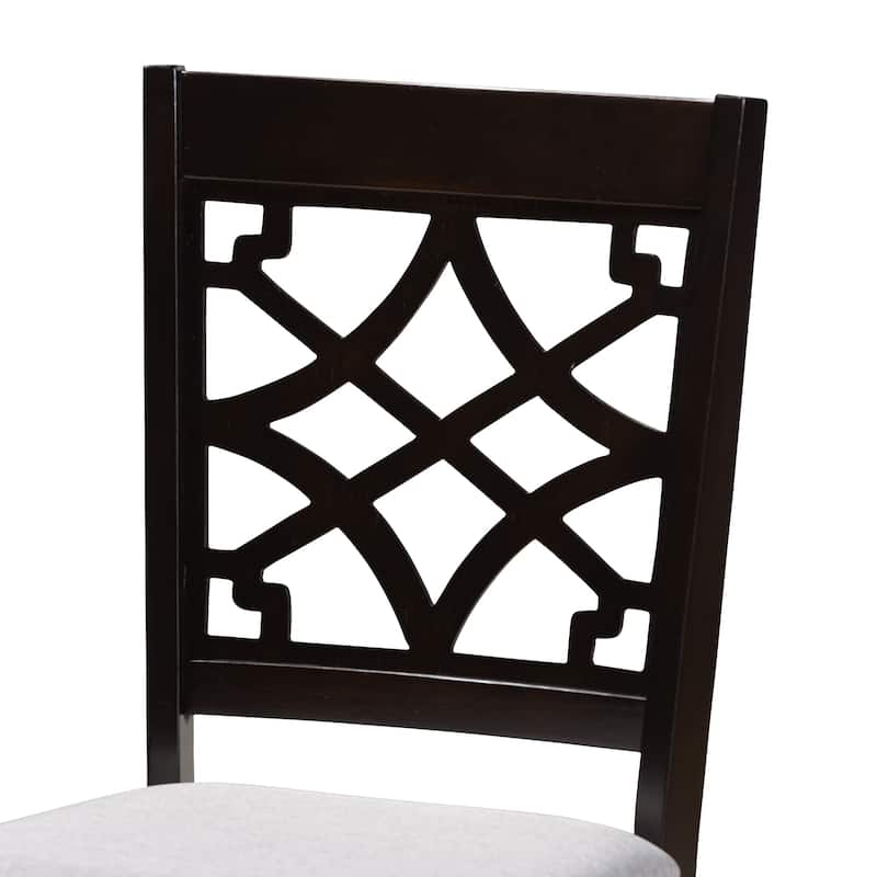 Modern and Contemporary Fabric 4-Piece Dining Chair Set