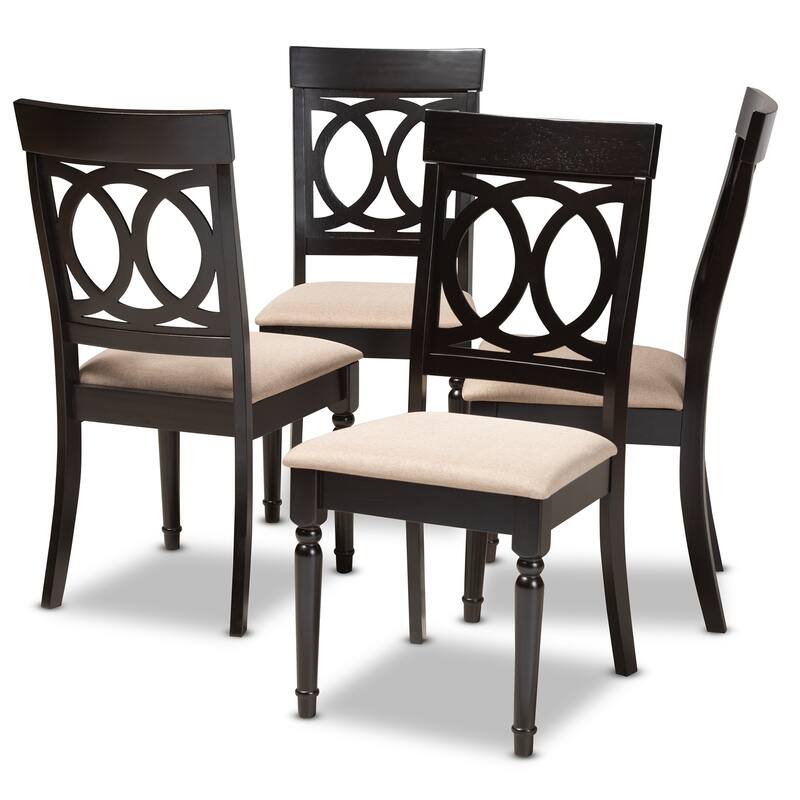 Copper Grove Taizz Modern Fabric 4-piece Dining Chair Set