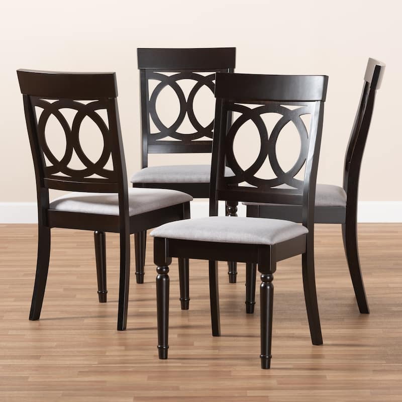 Copper Grove Taizz Modern Fabric 4-piece Dining Chair Set - Gray