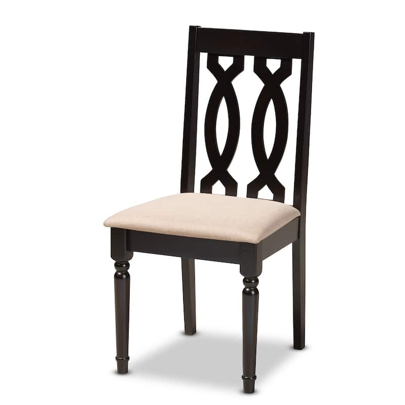 Modern and Contemporary Fabric 4-Piece Dining Chair Set