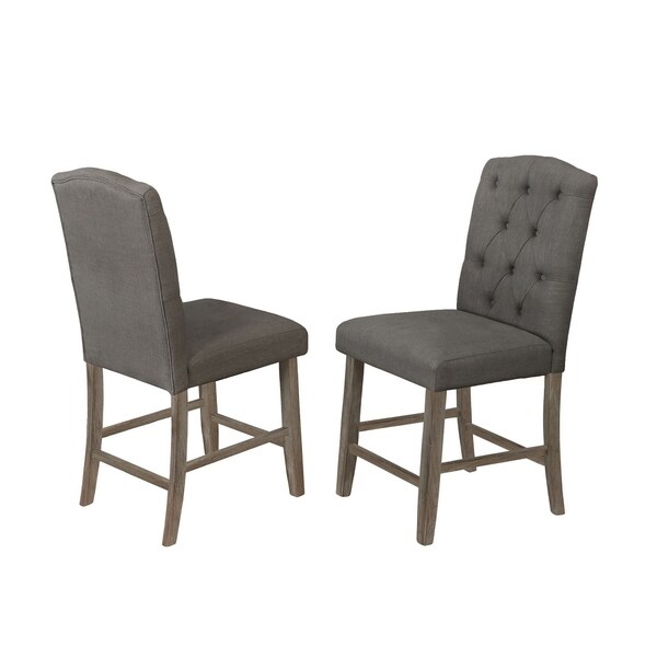Shop Best Quality Furniture Tufted Back Counter Height Dining Chairs