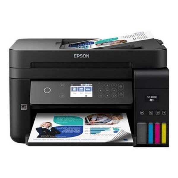 Shop Epson Workforce St 3000 Ecotank Color Mfp Supertank Printer