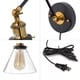 preview thumbnail 7 of 9, Carbon Loft Modern Industrial Plug-in Wall Lamp Swing Arm Sconce - 20" x 7.25 "x 14"