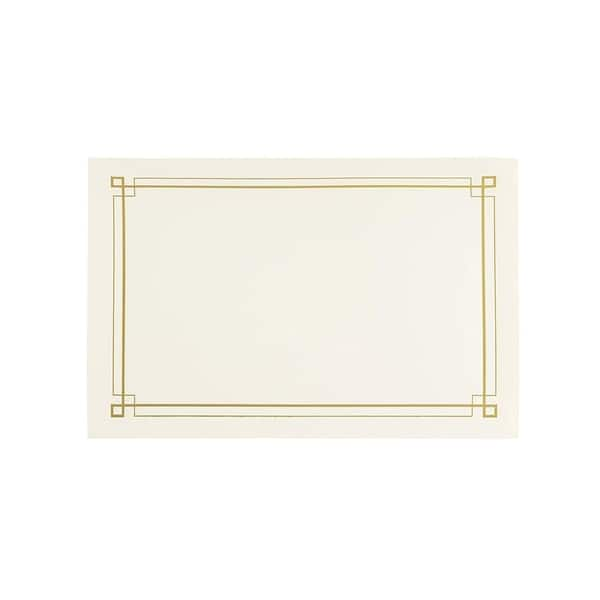 48pcs Blank Certificate Gold Foil Border Paper - Printer Fit, 8.5 X 11 