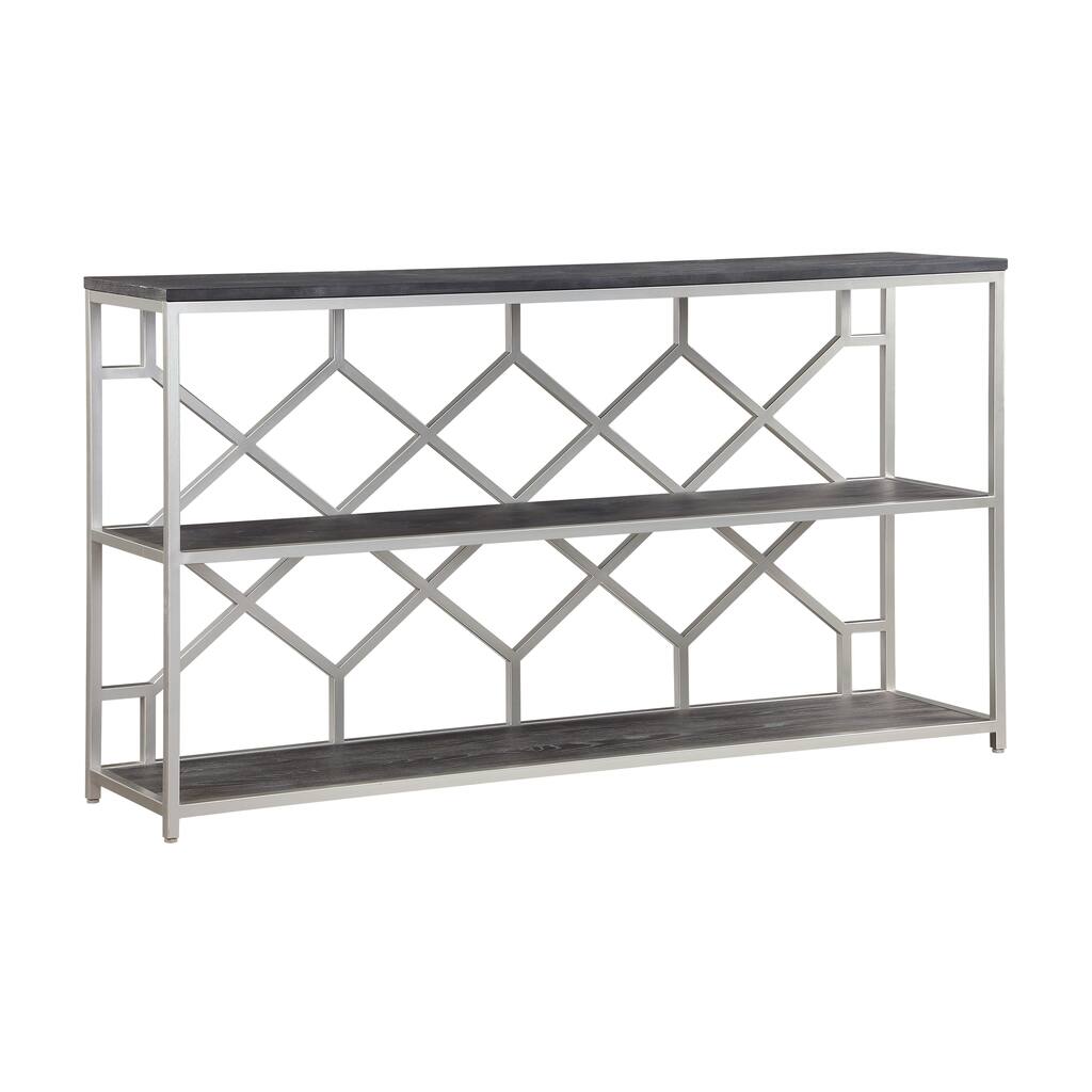 Somette Console Table, Toro Dark Brown - 60"L x 14"W x 34"H