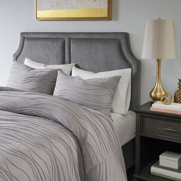 Madison Park Farwell Dark Grey Queen Headboard - On Sale - Overstock ...