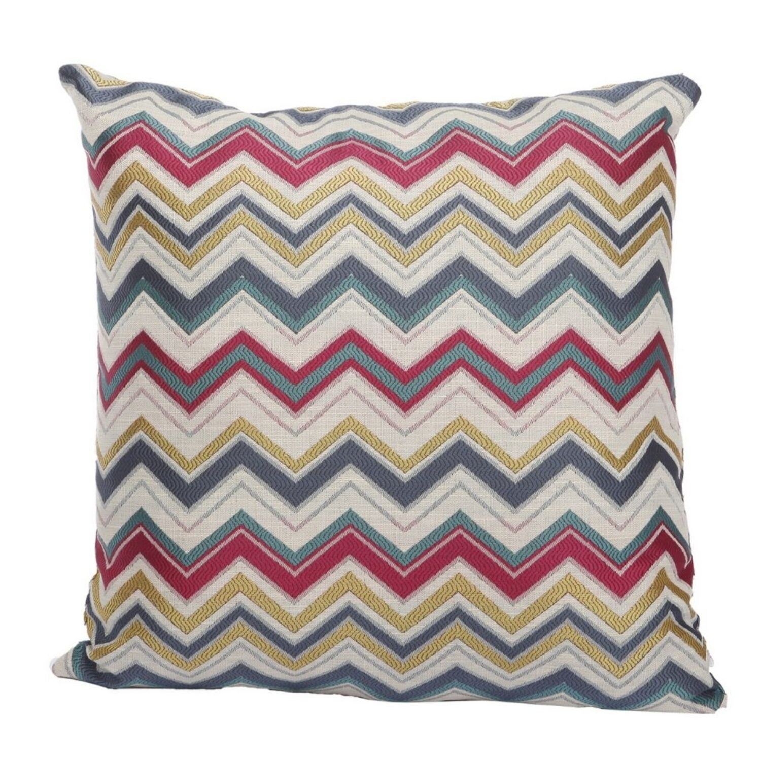 Zigzag Faux Fur Bed Rest Pillow