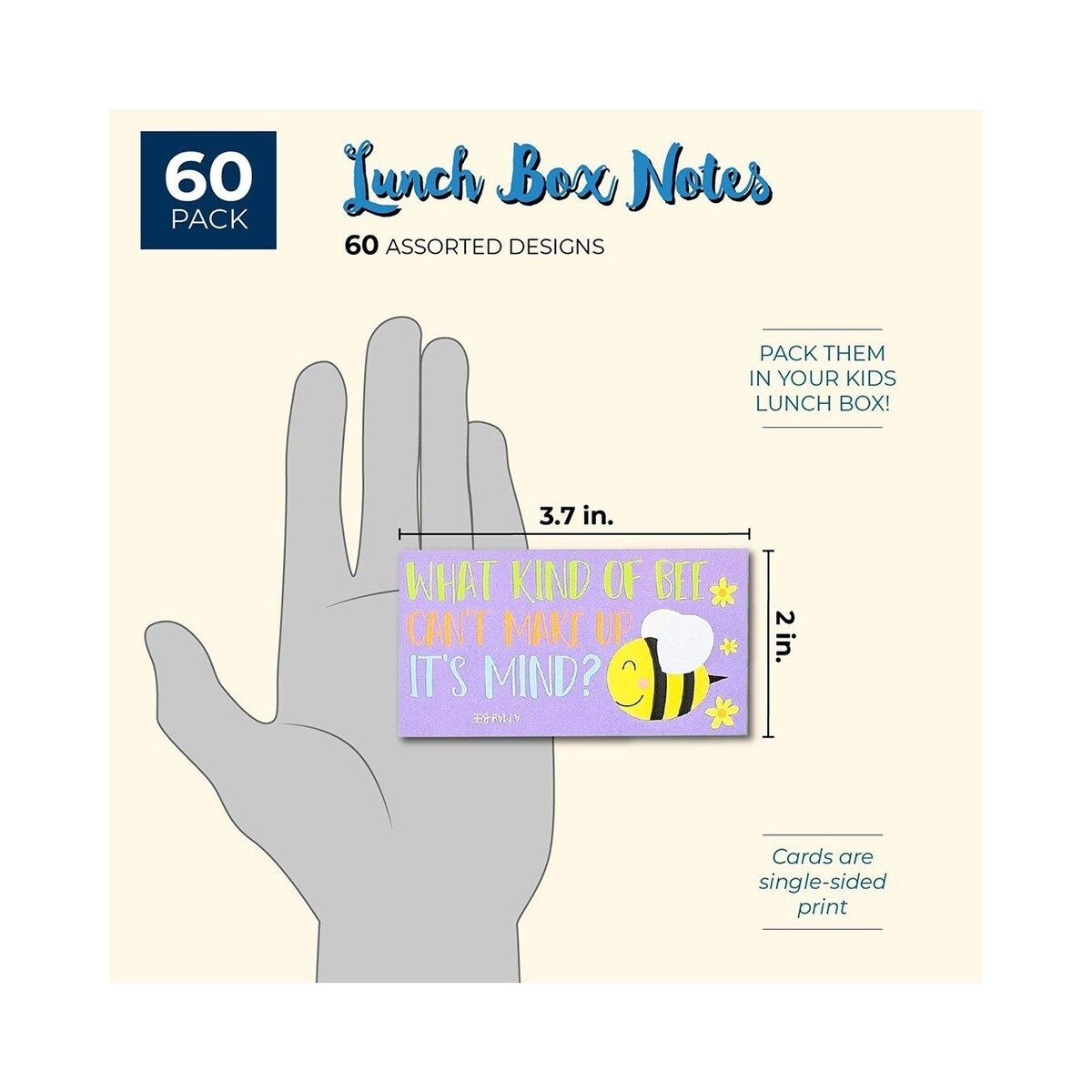 60-Pack Kids Junior Funny Lunch Box Note Cards Riddles Jokes Puns Puzzle  Game - Overstock - 28571139