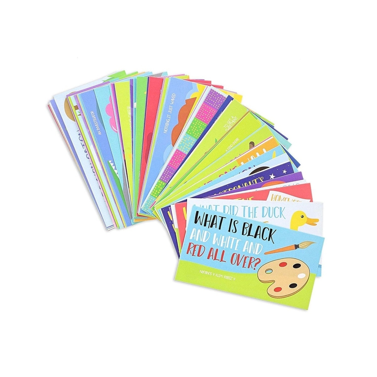  60 Pack Lunch Box Notes for Kids with Riddles and Puns