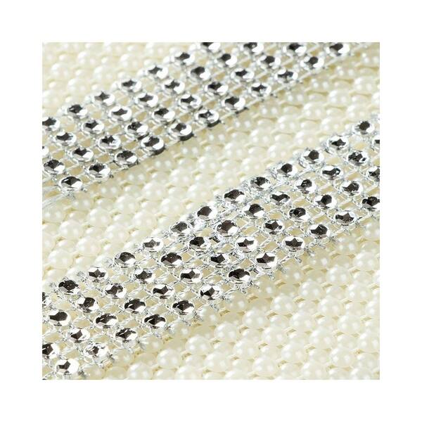 Shop 2 Pack 10 Yard Diamond Rhinestone Wrap Roll For Wedding Cake