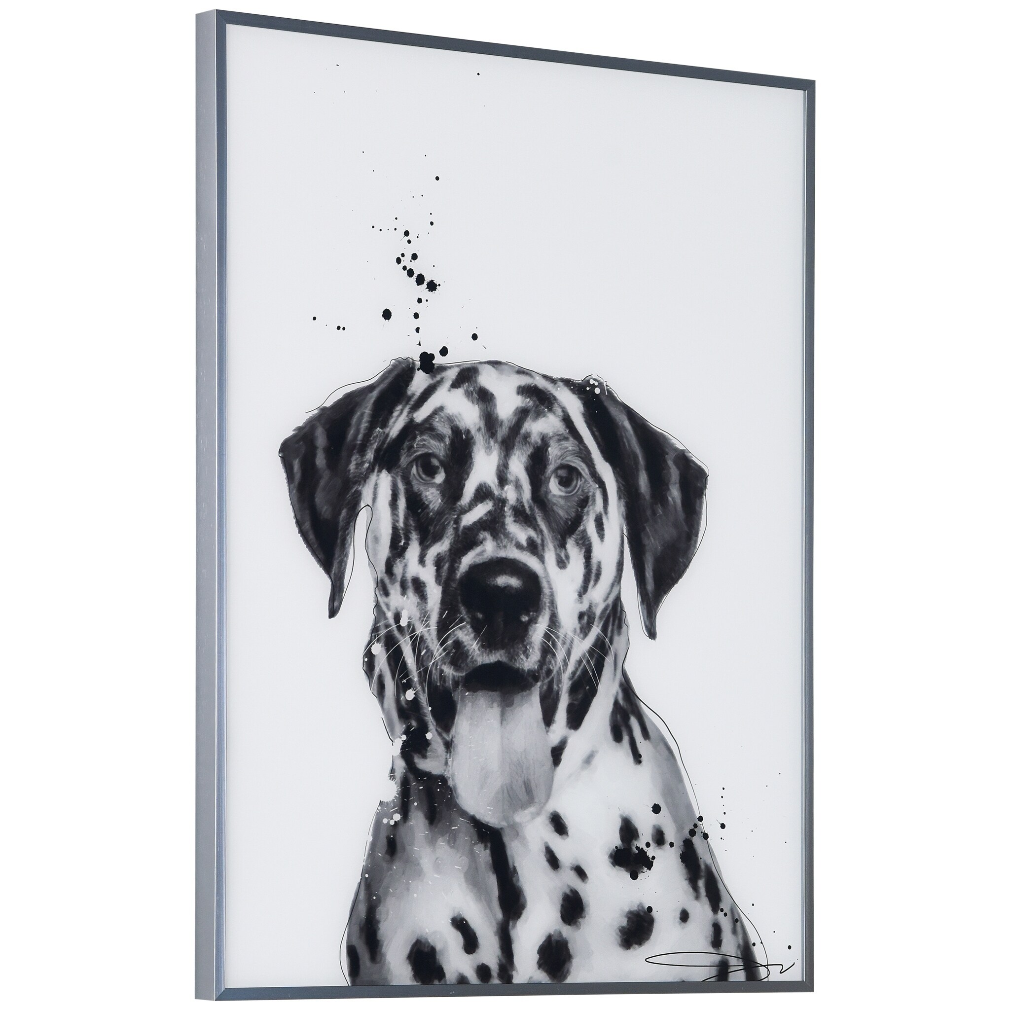 Dalmatian dressed as human Print dictionary page art print vintage gift book F32
