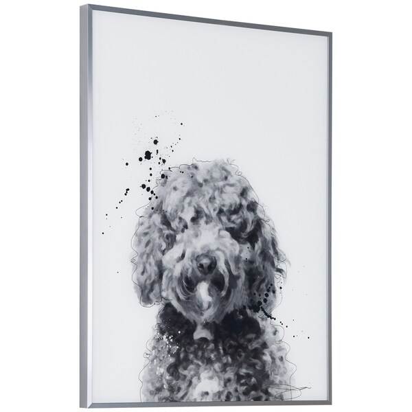 black goldendoodle art