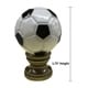 Alloy Soccer Ball Ceiling Fan Pull Antiqued Brass Base 1.75