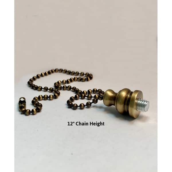 Shop Alloy Soccer Ball Ceiling Fan Pull Antiqued Brass Base 1 75 H