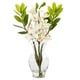 Cymbidium Orchid and Zamioculcas Artificial Arrangement - Bed Bath ...