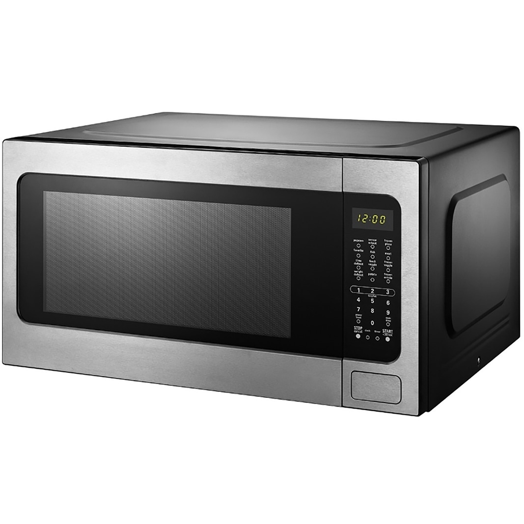BLACK+DECKER 1.1-cu ft 1000-Watt Sensor Cooking Controls Countertop  Microwave (Black) in the Countertop Microwaves department at
