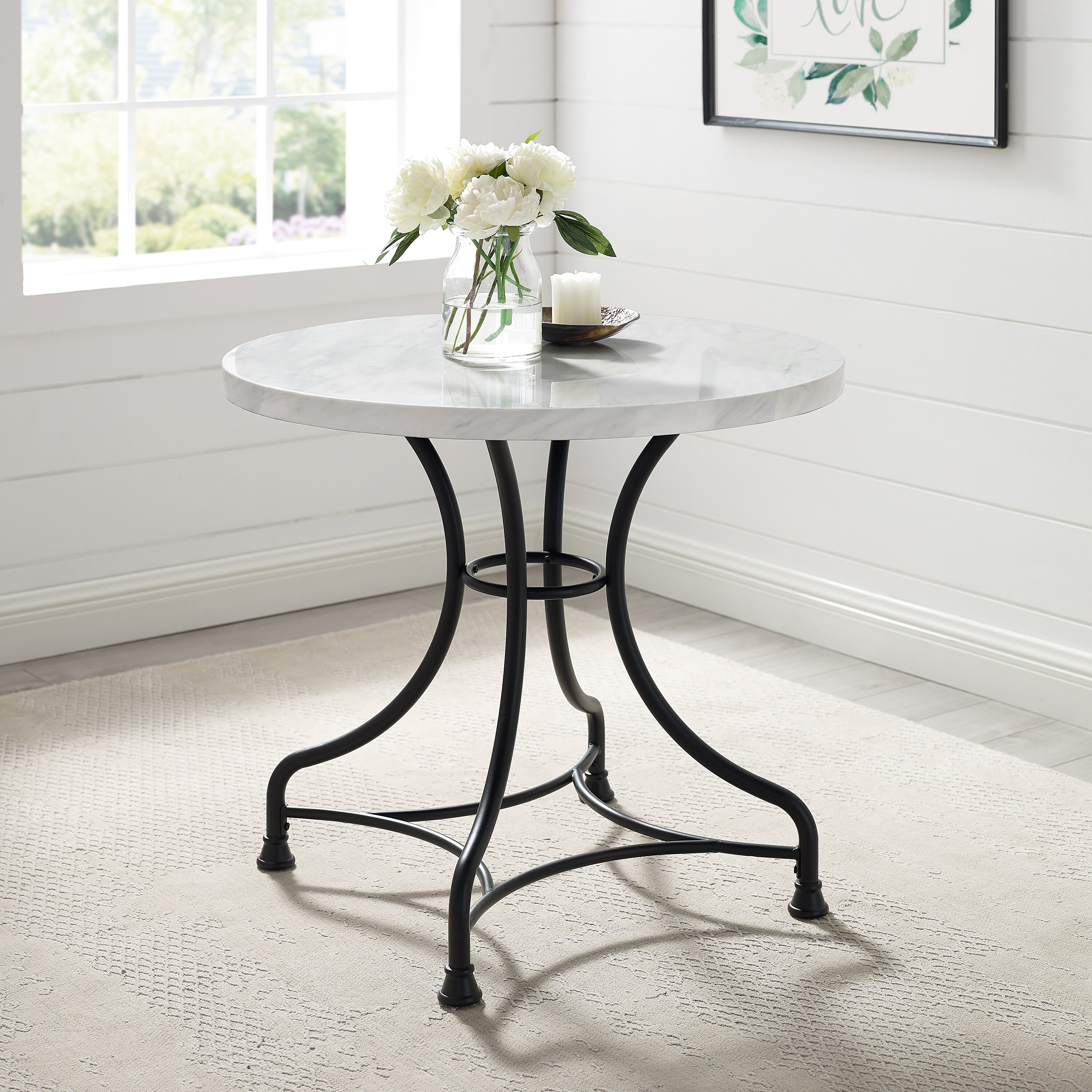 Carbon Loft Davidson 32 Inch Round Dining Table Black On Sale Overstock 28572458