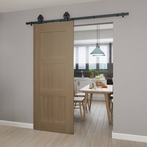 Shop Shaker 3 Panel Barn Door 33 In Overstock 28572485