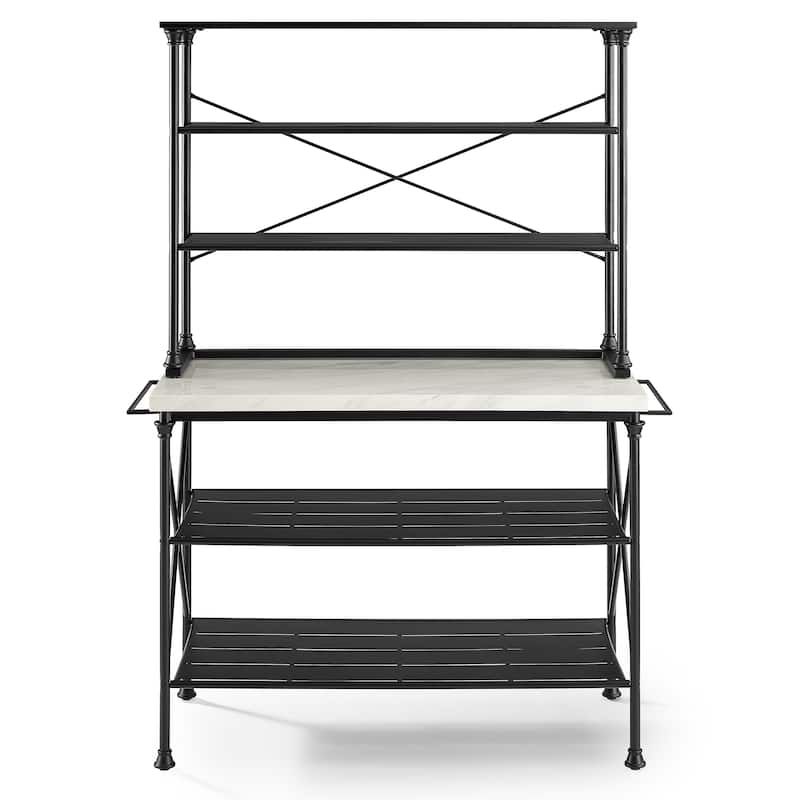 Crosley Madeleine Kitchen Island and Hutch