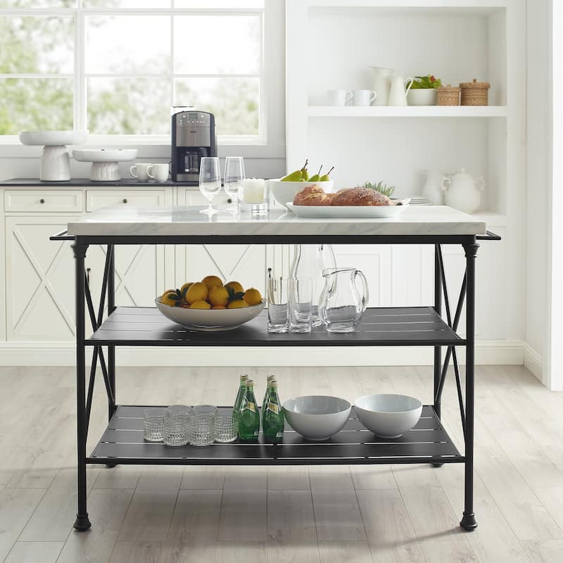 Crosley Madeleine Kitchen Island - 24" x 53.25"w x 36"h