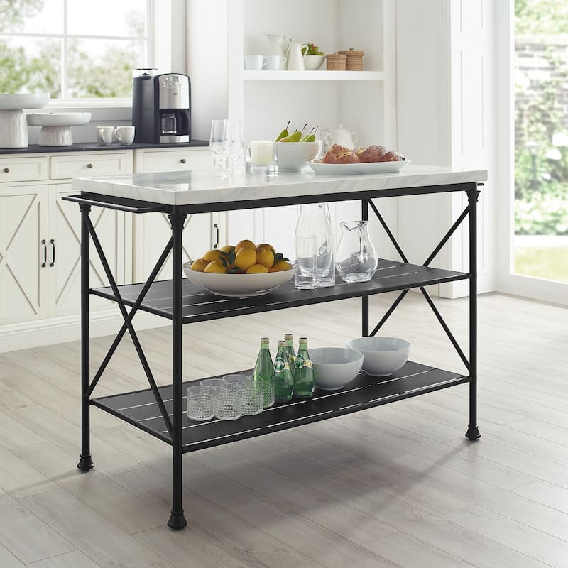 Crosley Madeleine Kitchen Island - 24" x 53.25"w x 36"h