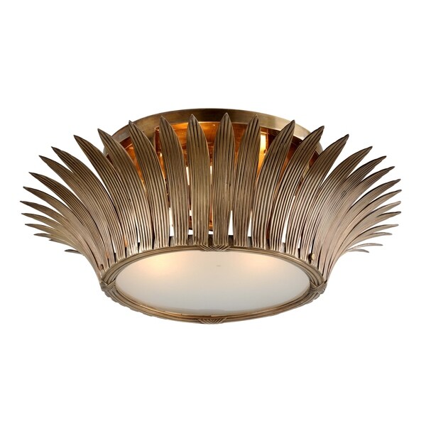 Romanov Garden by Martyn Lawrence Bullard 31-inch Vintage Brass Flush Mount. Opens flyout.