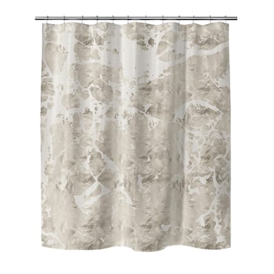 MARBLE IVORY BIG Shower Curtain by Kavka Designs