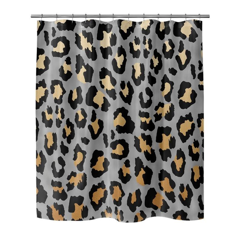 Silver Orchid Markus Leopard Print Shower Curtain Bed Bath & Beyond