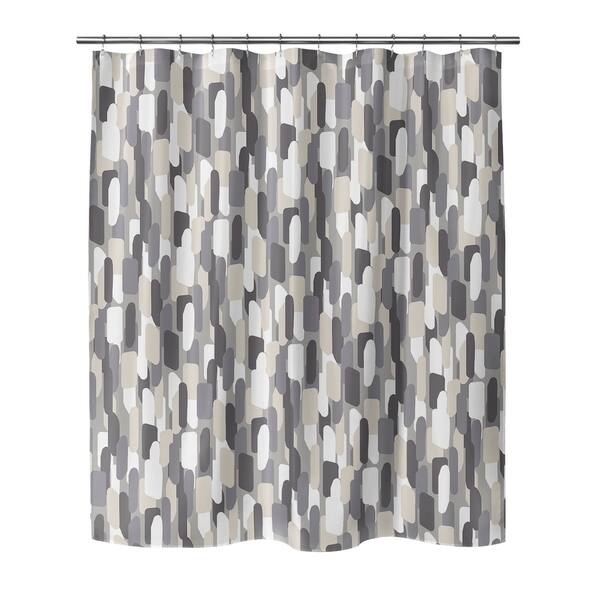NEVALI V LIGHT GRAY Shower Curtain By Kavka Designs Bed Bath & Beyond 28574181