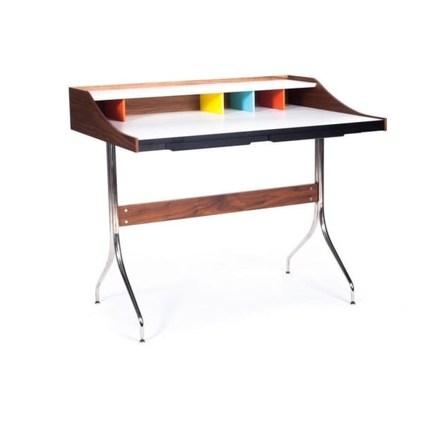 Shop Modern Nelson Swag Leg Desk Overstock 28574724