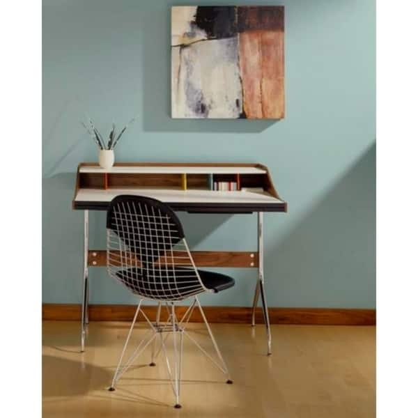 Shop Modern Nelson Swag Leg Desk Overstock 28574724