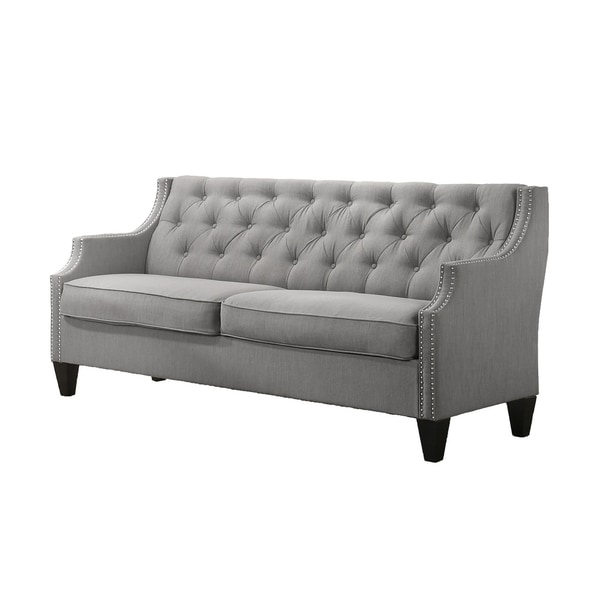 Shop Best Quality Furniture Velvet Tufted Sofa - Free Shipping Today