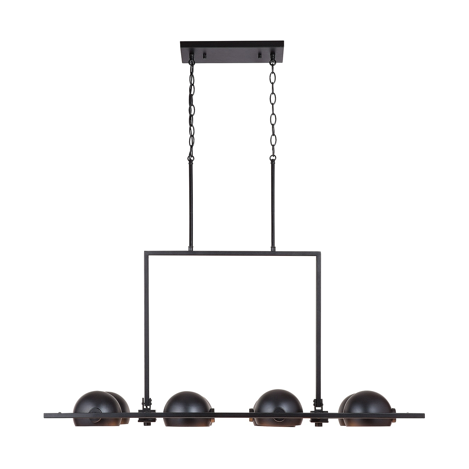 Hadley 8-light Matte Black Island Fixture - Chandeliers For Bedrooms by Overstock.com