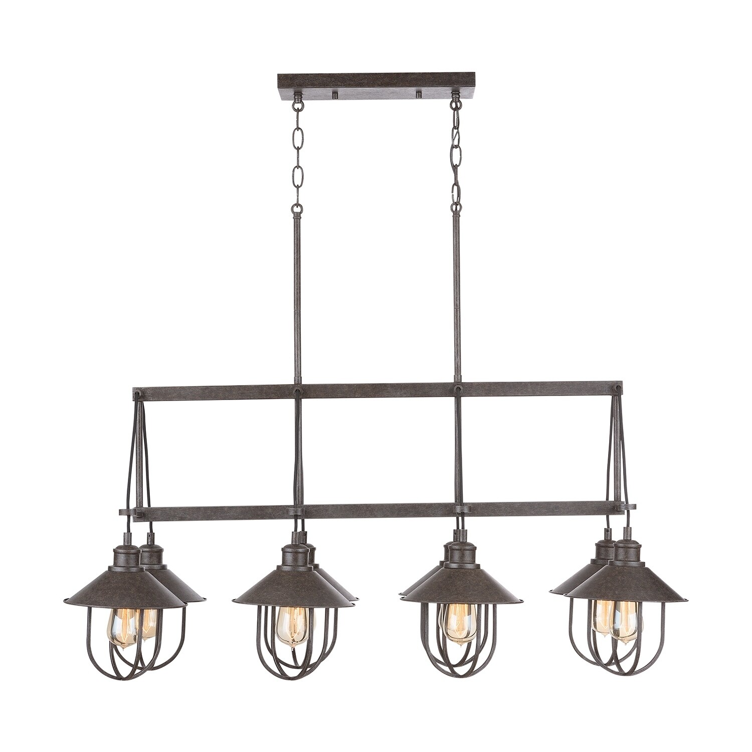 Pawley 8-light Mineral Brown Island Fixture - Chandeliers For Bedrooms by Overstock.com