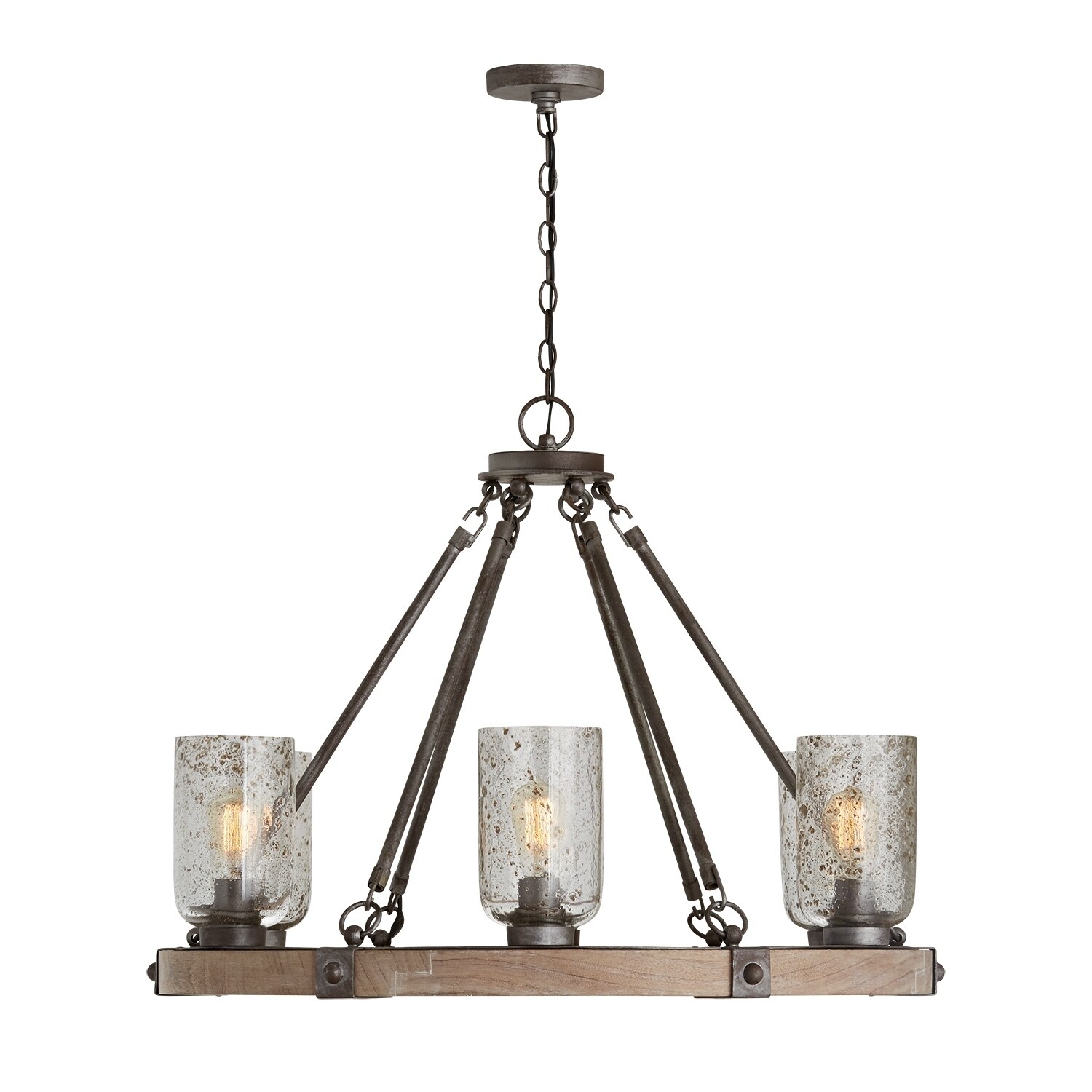 Nolan 6-light Urban Wash Chandelier - Chandeliers For Bedrooms by Overstock.com