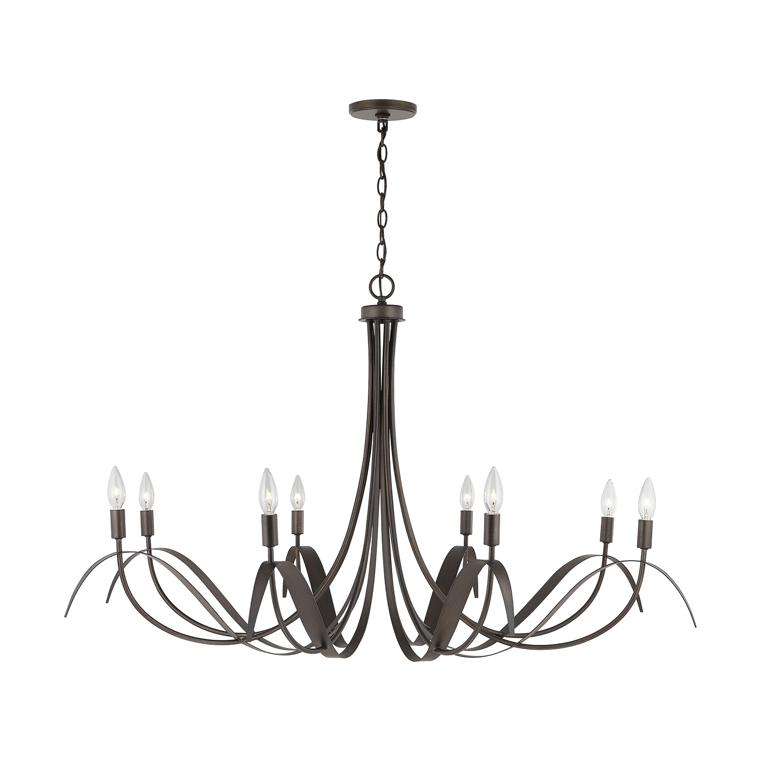 Tess 8-light Tobacco Chandelier - Chandeliers For Bedrooms by Overstock.com