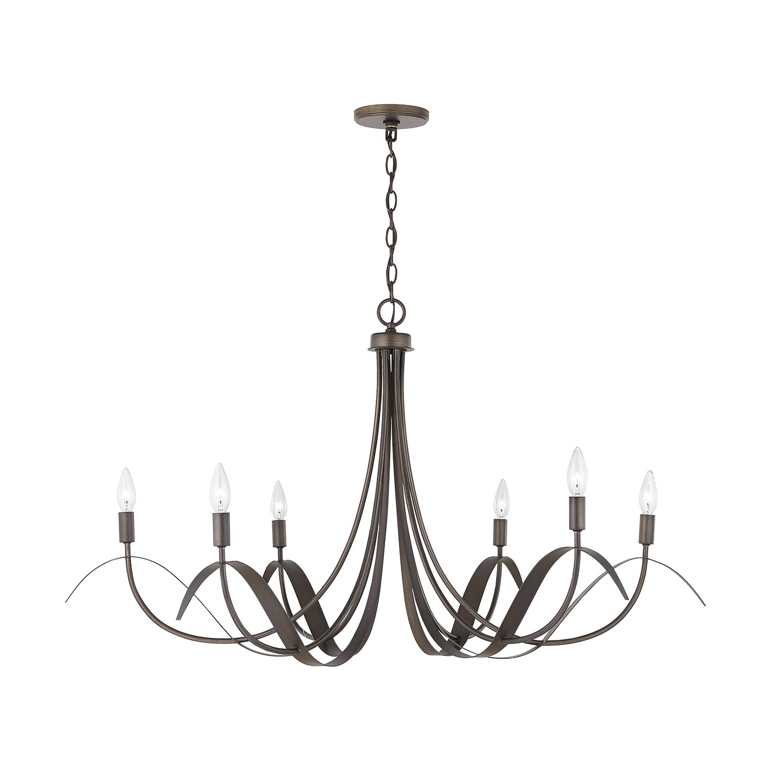 Tess 6-light Tobacco Chandelier - Chandeliers For Bedrooms by Overstock.com