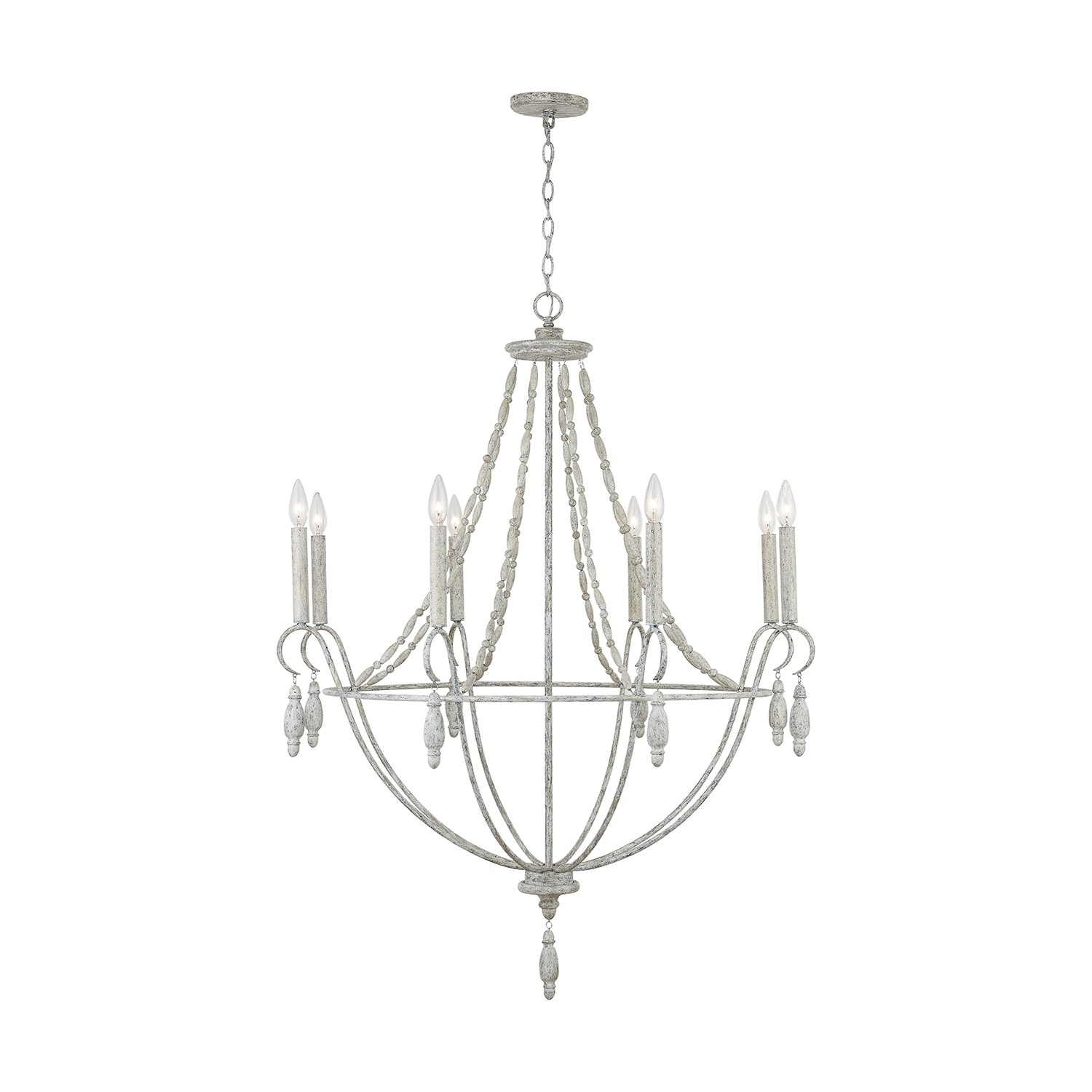 8-light Mystic Sand Chandelier - Chandeliers For Bedrooms by Overstock.com