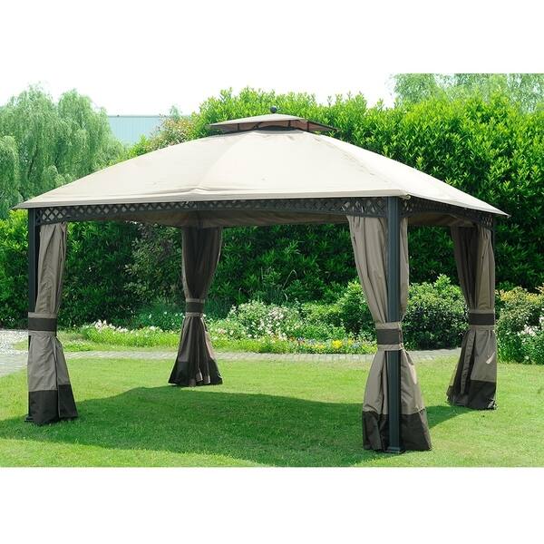 Sunjoy Replacement Canopy for L-GZ717PST-C 10X12 Windsor Dome gazebo ...