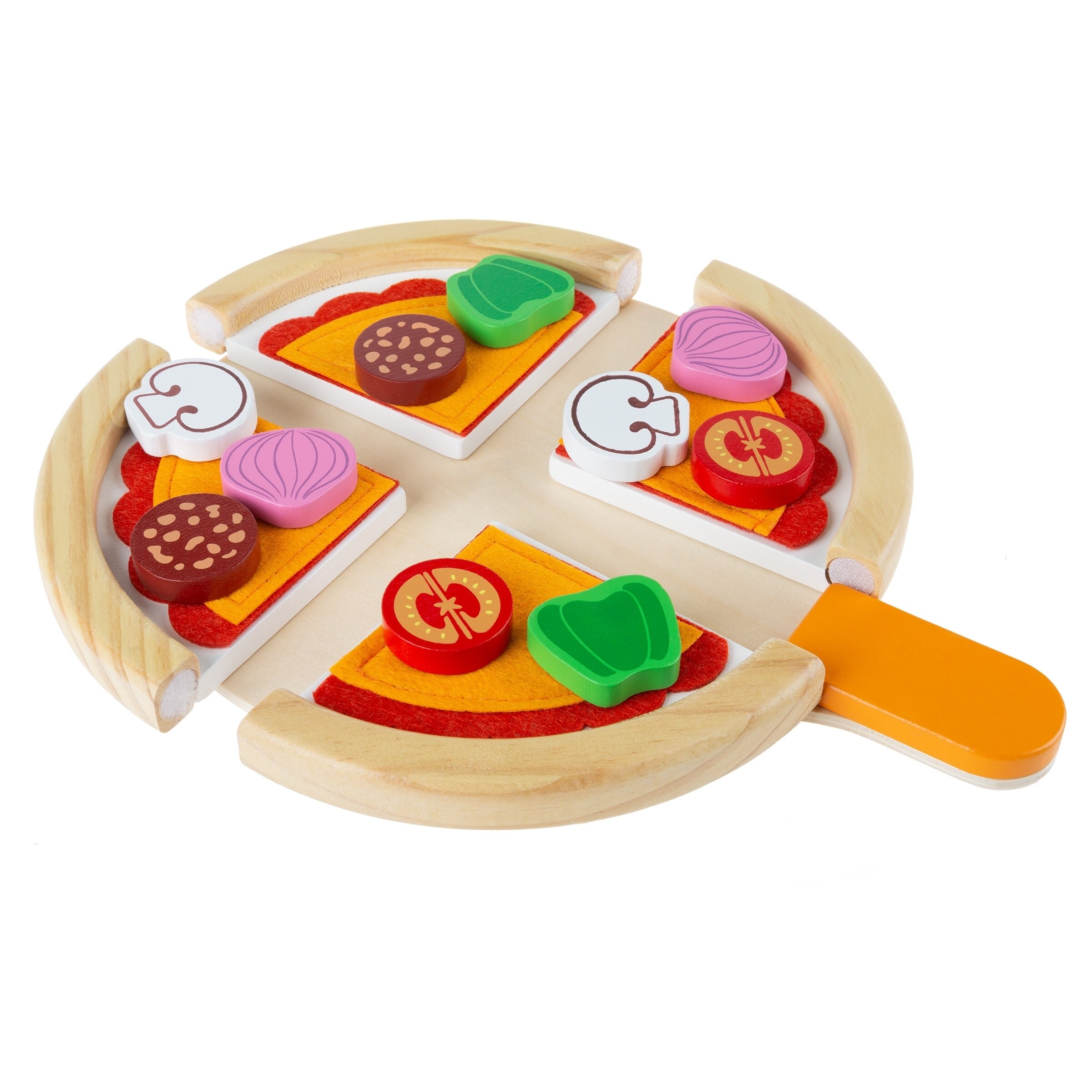 wooden toy food