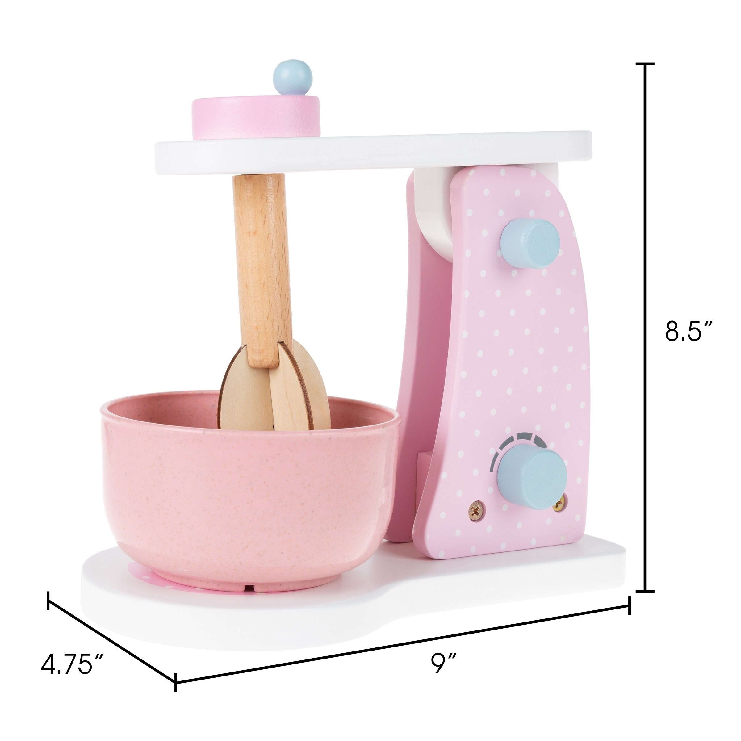 wooden play mixer