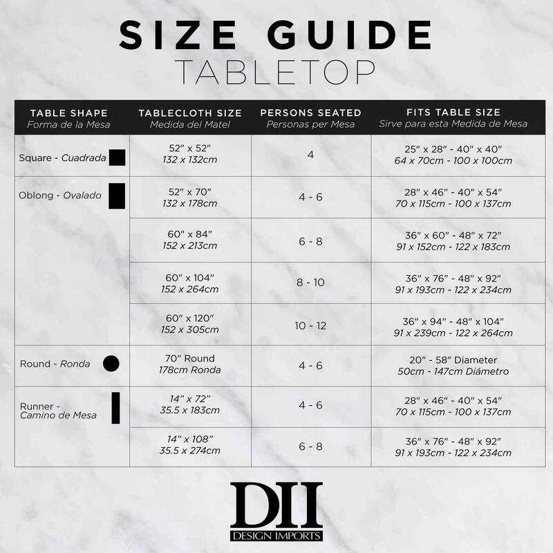 DII Gray Lattice Table Runner