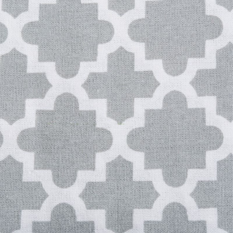 DII Gray Lattice Table Runner