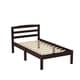 preview thumbnail 6 of 14, Amaryllis Contemporary Twin Wood Platform Kid Bed with Slatted Headboard by Taylor & Olive