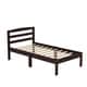 preview thumbnail 7 of 14, Amaryllis Contemporary Twin Wood Platform Kid Bed with Slatted Headboard by Taylor & Olive